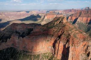 Grand-Canyon-Nationalpark aus der Luft. foto