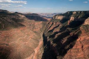 Grand-Canyon-Nationalpark aus der Luft. foto