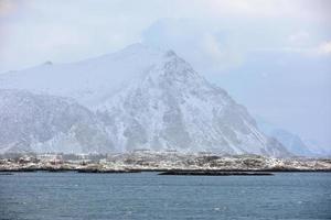 Natur von Vestvagoy auf den Lofoten, Norwegen foto