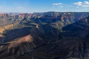 Grand-Canyon-Nationalpark aus der Luft. foto