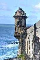 castillo san felipe del morro auch bekannt als fort san felipe del morro oder burg morro. Es ist eine Zitadelle aus dem 16. Jahrhundert in San Juan, Puerto Rico. foto