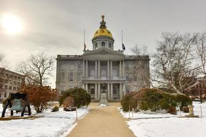 New Hampshire State House, Concord, New Hampshire, Vereinigte Staaten von Amerika. Das New Hampshire State House ist das älteste State House der Nation und wurde zwischen 1816 und 1819 erbaut. foto