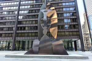 Picasso-Skulptur in Chicago, USA, 2022 foto