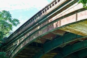 Terrassenbrücke aus dem Jahr 1890 im Prospect Park, Brooklyn, New York. foto