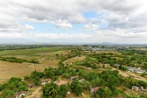 Panorama von Manaca Iznaga im Valle de los Ingenios, Trinidad, Kuba foto