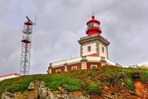 Leuchtturm am Cabo da Roca in Sintra, Portugal. foto