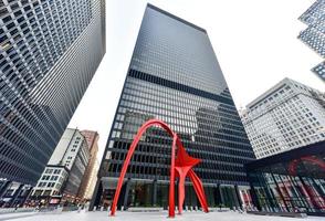 Flamingo-Skulptur - Bundesplatz - Chicago, 2022 foto