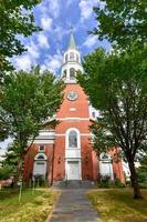 erste unitarische Kirche - Burlington, Vermont foto