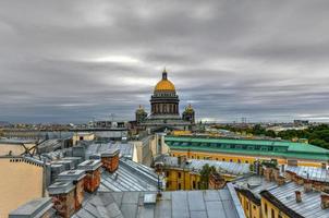 St. Isaak-Kathedrale in Sankt Petersburg, Russland. Es ist die größte christlich-orthodoxe Kirche der Welt foto