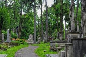 Denkmal auf dem Friedhof von Lytschakiw Ein berühmter und historischer Friedhof in Lemberg, Ukraine. foto