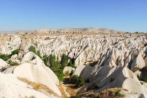 panorama des meskendir-tals in kappadokien, türkei hat eine gesamtlänge von 4400 m und liegt in der nähe von ortahisar. foto