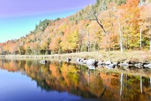 adirondacks herbstlaub, new york foto