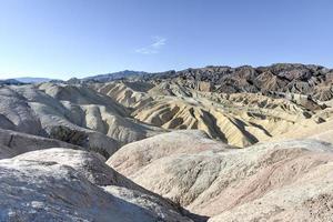 Zabriskie Point im Death-Valley-Nationalpark, Kalifornien foto