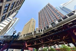 chicago cta u-bahnschleife foto