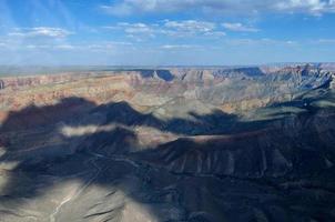 Grand-Canyon-Nationalpark aus der Luft. foto