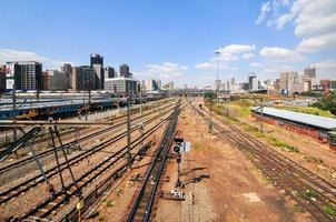 Braamfontein Rangierbahnhof, Johannesburg foto