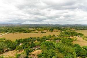 Panorama von Manaca Iznaga im Valle de los Ingenios, Trinidad, Kuba foto