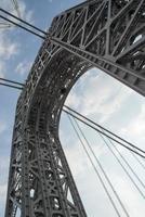 Turm der George-Washington-Brücke, die New Jersey und New York verbindet. foto