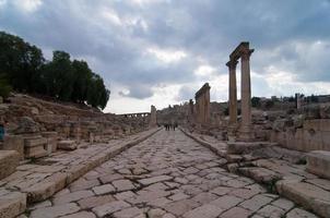 Ruinen von Jerash, Jordanien foto