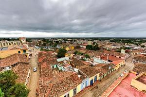 Panoramablick über die Altstadt von Trinidad, Kuba, ein UNESCO-Weltkulturerbe. foto
