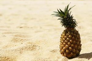 Ananas am Strand foto