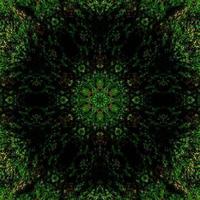 glänzender und hypnotisierender bunter Kaleidoskophintergrund foto