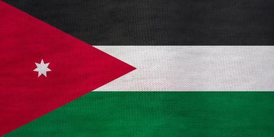 jordanische Flaggentextur als Hintergrund foto