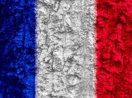 die französische Flagge Textur als Hintergrund foto