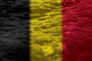 Textur der belgischen Flagge als Hintergrund foto