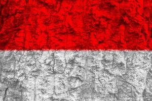 Textur der indonesischen Flagge als Hintergrund foto