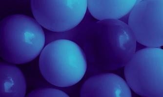 abstraktes Ballonmuster in blauer Verlaufsfarbe für Hintergrund und Tapete foto