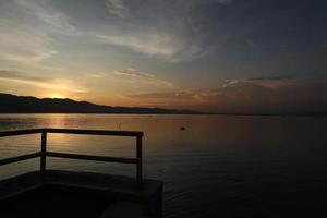 schöner See am Nachmittag foto