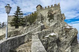 festung von guaita auf dem titano, san marino foto