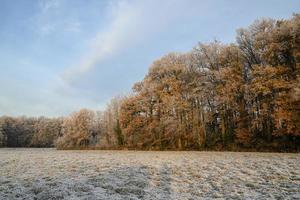 Winterzeit in Deutschland foto