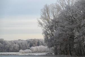 Winterzeit in Deutschland foto