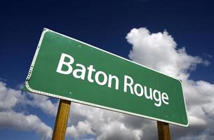 Baton Rouge grünes Straßenschild foto