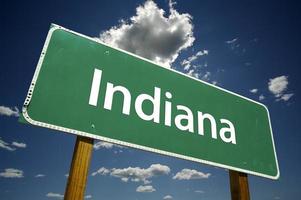Indiana-Straßenschild foto