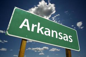 Arkansas-Straßenschild foto