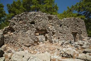 antike stadt phaselis in kemer, antalya, turkiye foto