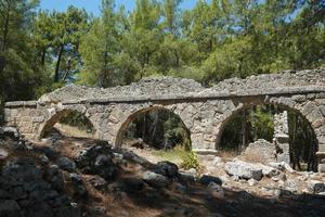 antike stadt phaselis in kemer, antalya, turkiye foto