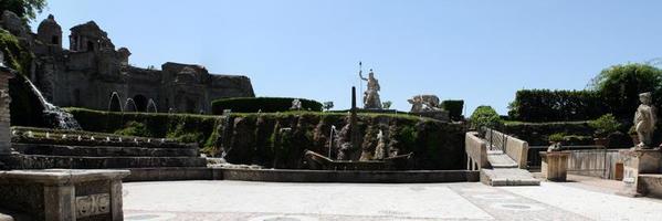 Rometta-Brunnen in der Villa d'Este in Tivoli, Italien foto