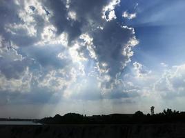 Himmel Wolken Silhouette foto