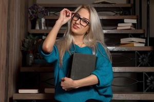 Mädchen mit den Büchern foto