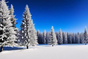 schöner Winterhintergrund mit Schnee. neujahr, weihnachten und andere feiertage, webposter, grußkarte. foto