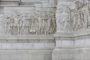 Detail des Vittoriano in Rom, Italien foto