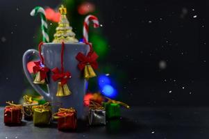 Weihnachtshintergrund für die Adventszeit foto