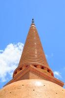 Phra Pathom Chedi ist der höchste alte Chedi der Welt, der einzige in Thailand als Touristenattraktion und Zivilisationsquelle des Buddhismus. foto