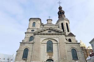 notre dame basilika - quebec city, kanada foto