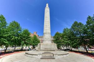 Weltkrieg-Denkmal im Memorial Park in Providence, Rhode Island. foto