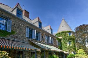 Grey Towers, das ehemalige Wohnhaus von Gifford Pinchot, dem ersten Chef des US-Forstdienstes und zweifachen Gouverneur von Pennsylvania, ist eine nationale historische Stätte in Milford, Pennsylvania, USA. foto